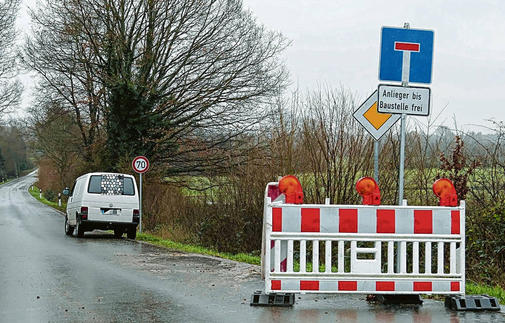 Bauarbeiten auf L 200 ruhen