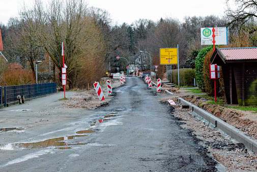 Bauarbeiten auf L 200 ruhen