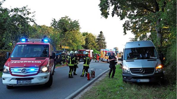 Unfall mit zwei Transportern